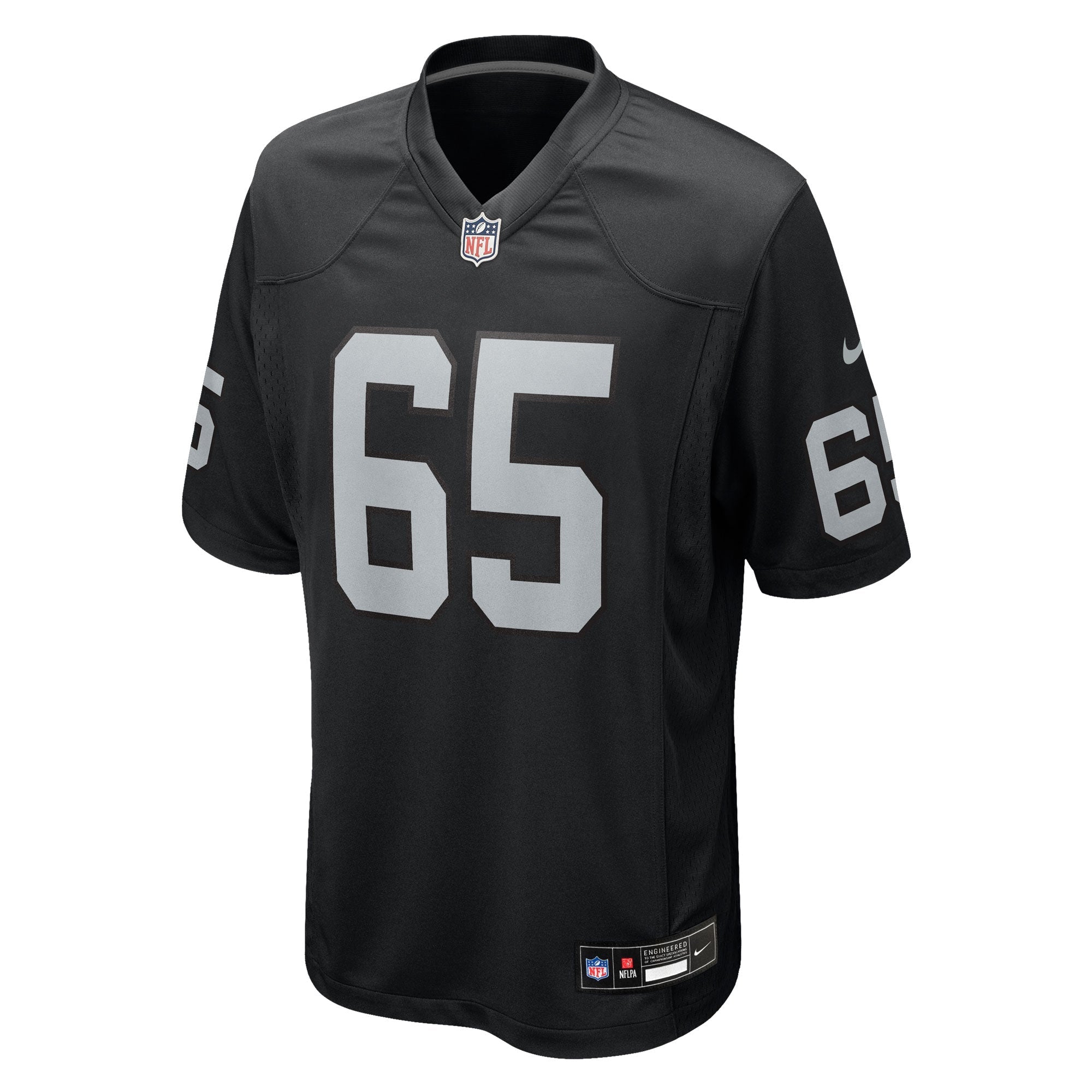 Las Vegas Raiders Alex Cappa Black Team Game Jersey