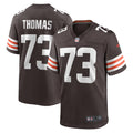 Cleveland Browns Joe Thomas Brown Retired Player Game Jersey