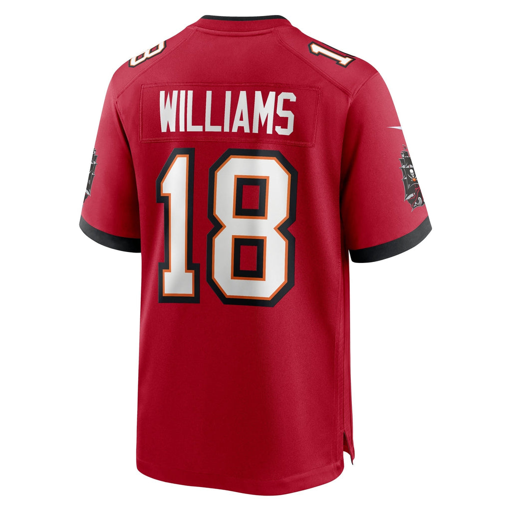 Tampa Bay Buccaneers Josh Williams Red Team Game Jersey