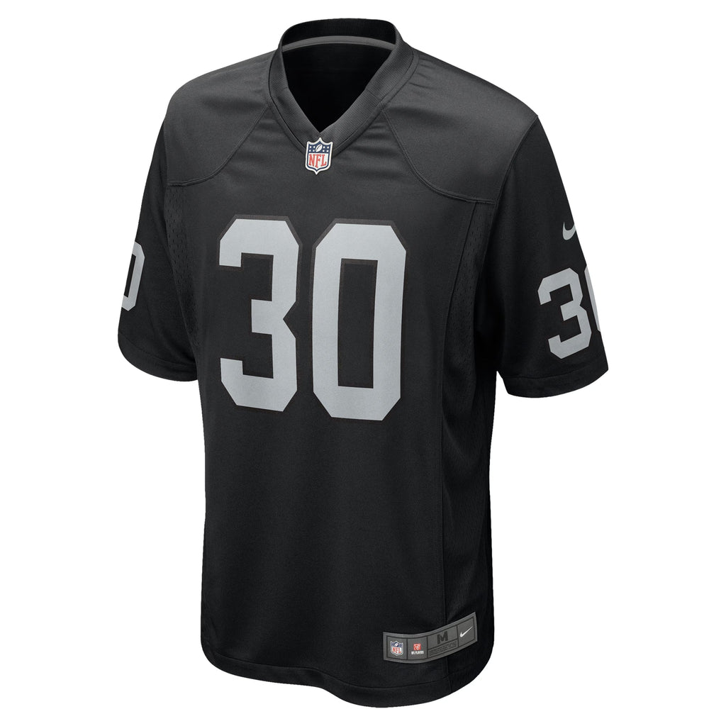 Las Vegas Raiders Darnay Holmes Black Team Game Jersey