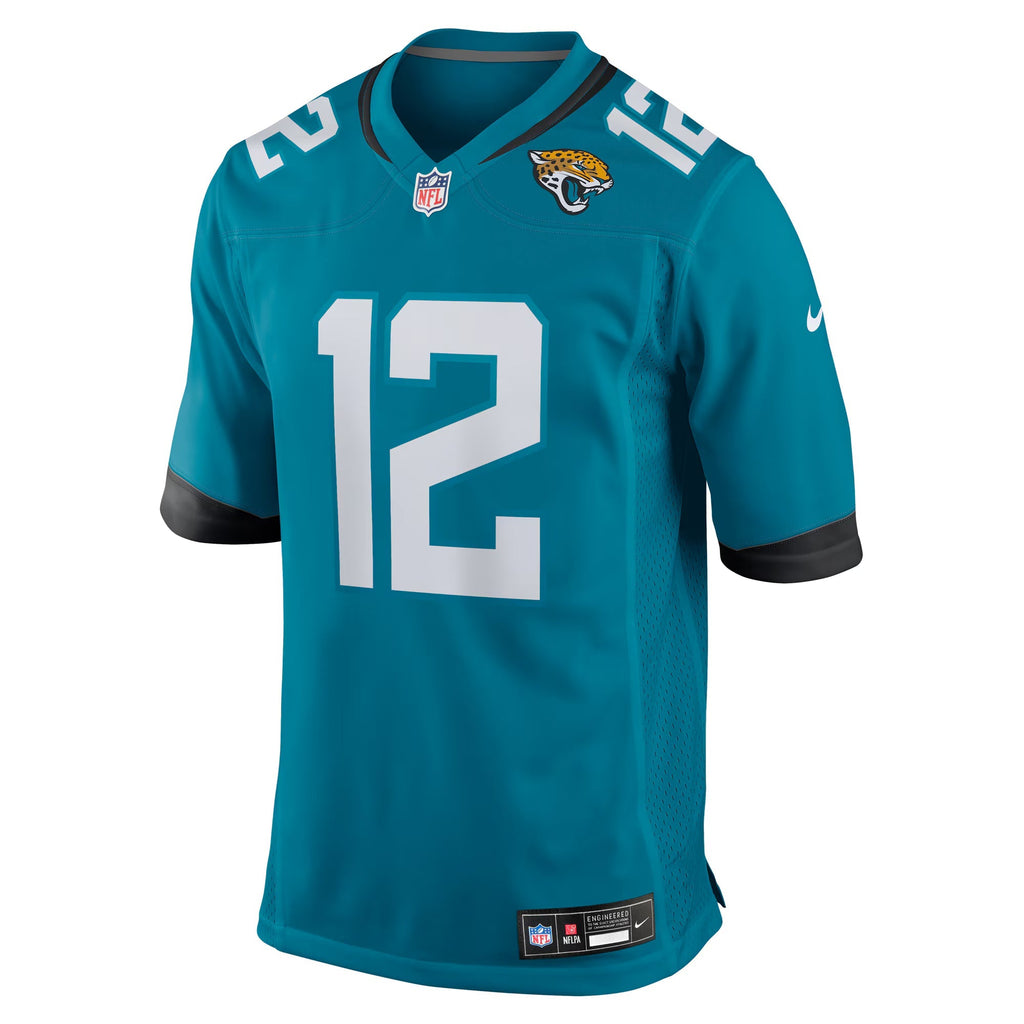 Jacksonville Jaguars Travis Hunter Teal 2025 NFL Draft First Round Pick Game Jersey