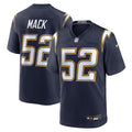 Los Angeles Chargers Khalil Mack Navy Alternate Super Chargers Game Player Jersey