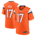 Denver Broncos Devaughn Vele Orange Team Game Jersey
