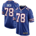 Buffalo Bills Bruce Smith Royal Game Retired Player Jersey
