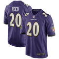 Baltimore Ravens Ed Reed Purple Game Retired Player Jersey
