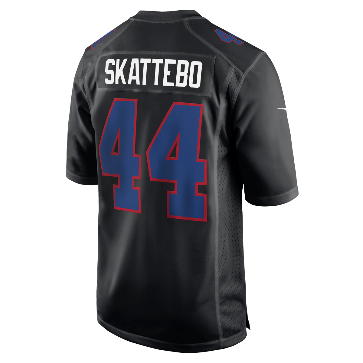 New York Giants Cam Skattebo Carbon Black Fashion Game Jersey