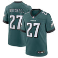 Philadelphia Eagles Quinyon Mitchell Midnight Green Player Game Jersey