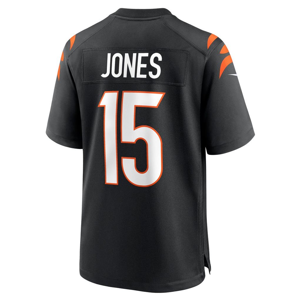 Charlie Jones Cincinnati Bengals Nike Team Game Jersey -  Black