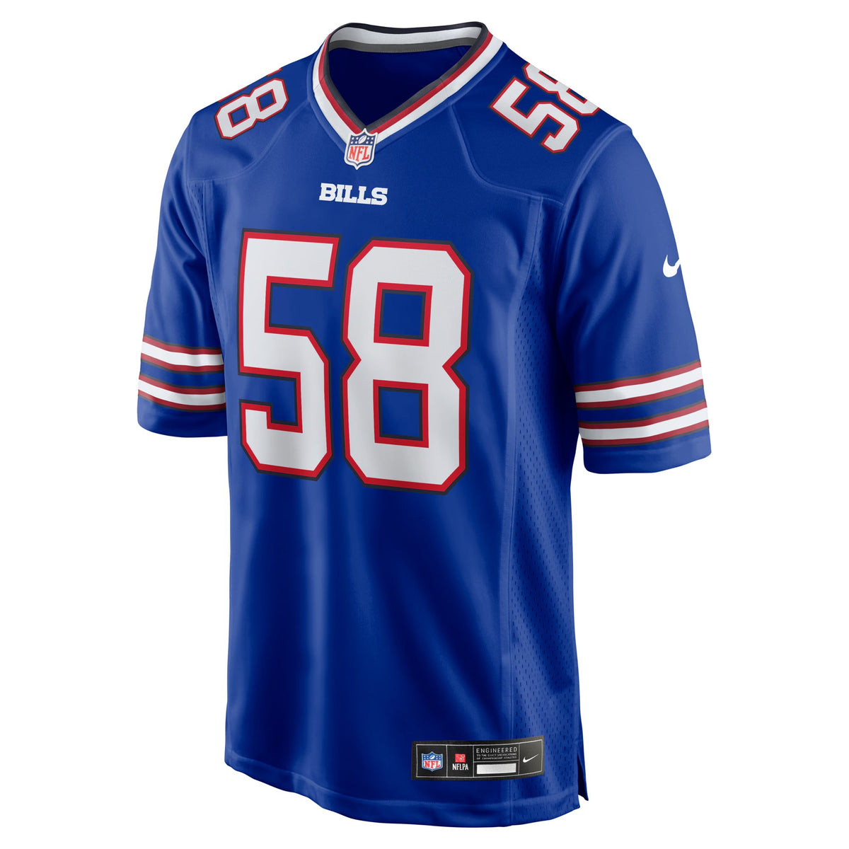 Buffalo Bills Matt Milano Royal Game Player Jersey