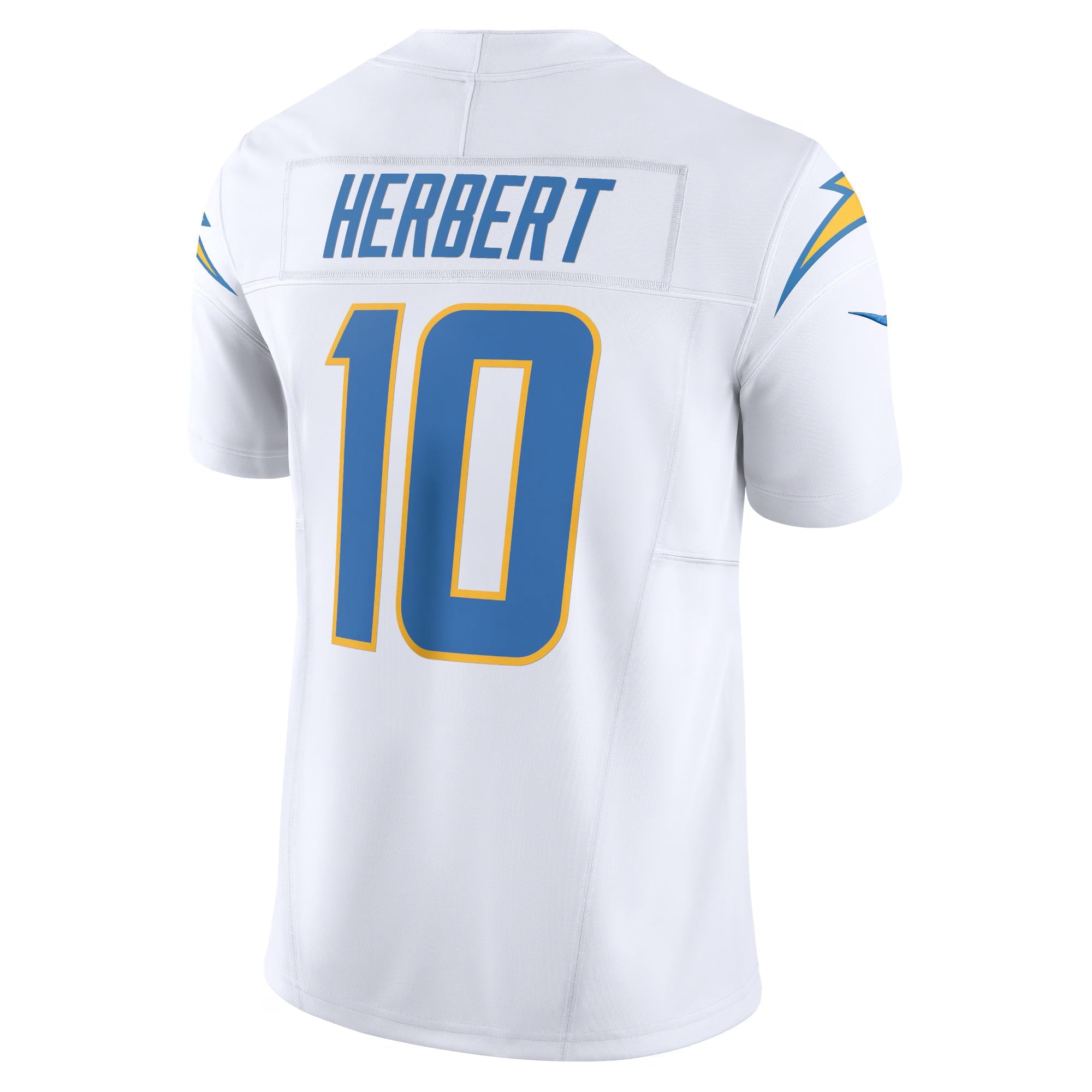 Los Angeles Chargers Justin Herbert White Vapor F.U.S.E. Limited Jersey