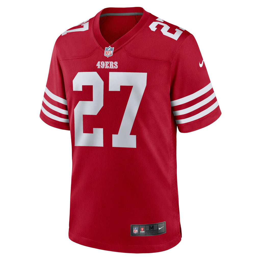 San Francisco 49ers Ji'Ayir Brown Scarlet Team Game Jersey