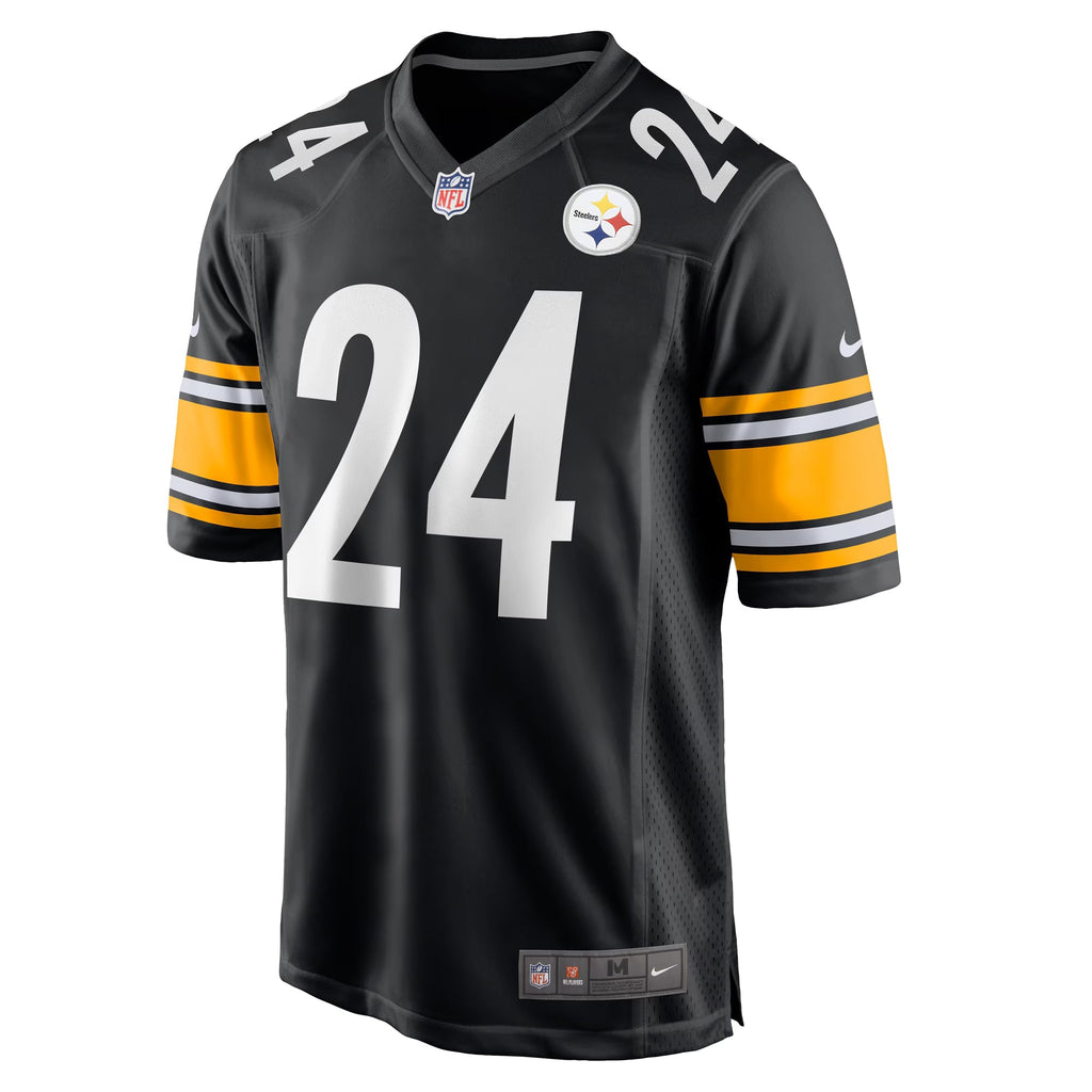Pittsburgh Steelers Joey Porter Jr. Black Game Jersey