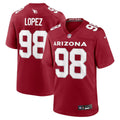 Roy Lopez Arizona Cardinals Nike Team Game Jersey -  Cardinal