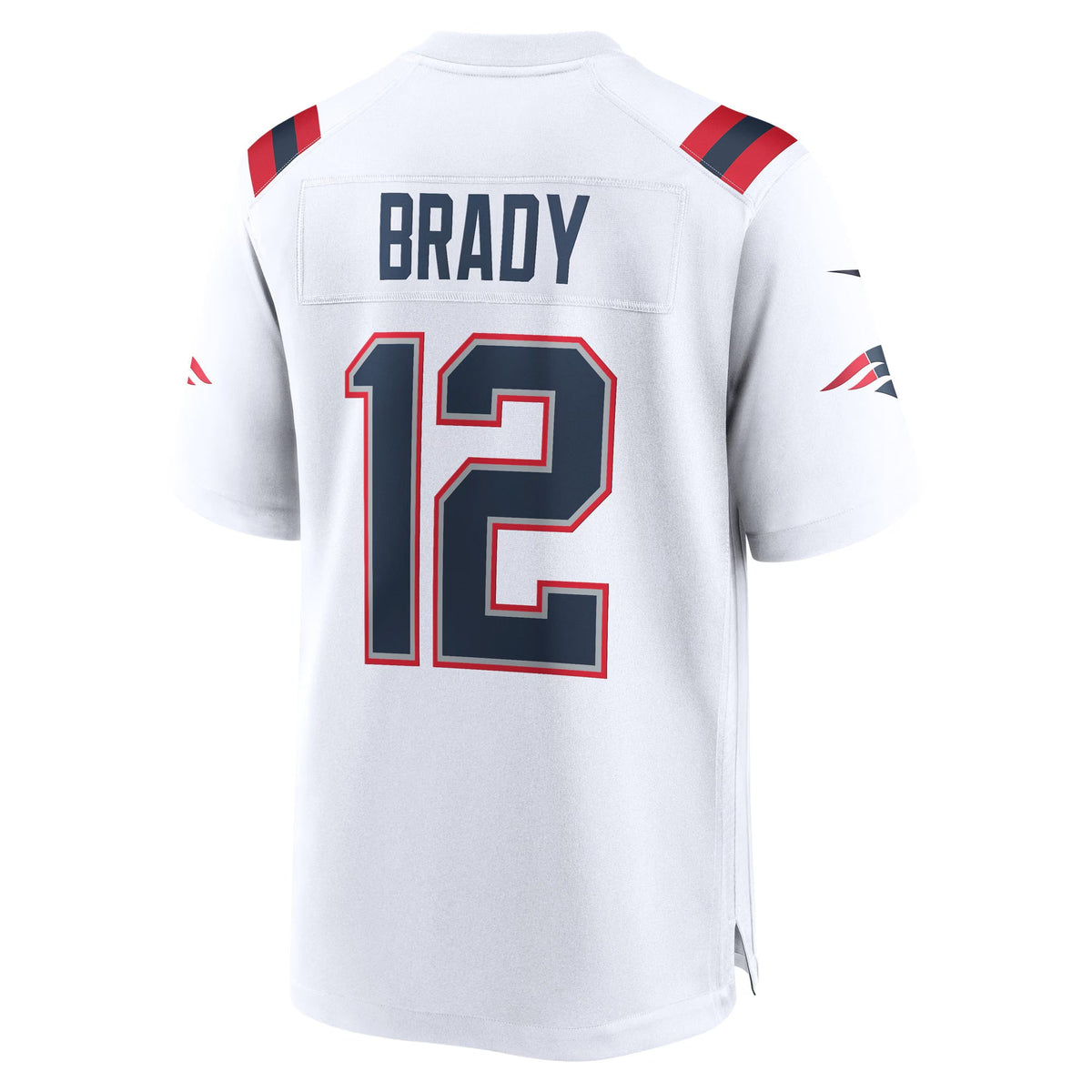 New England Patriots Tom Brady White Retired Game Jersey