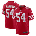 San Francisco 49ers Fred Warner Scarlet Player Game Jersey