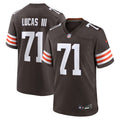 Cleveland Browns Cornelius Lucas Brown Team Game Jersey