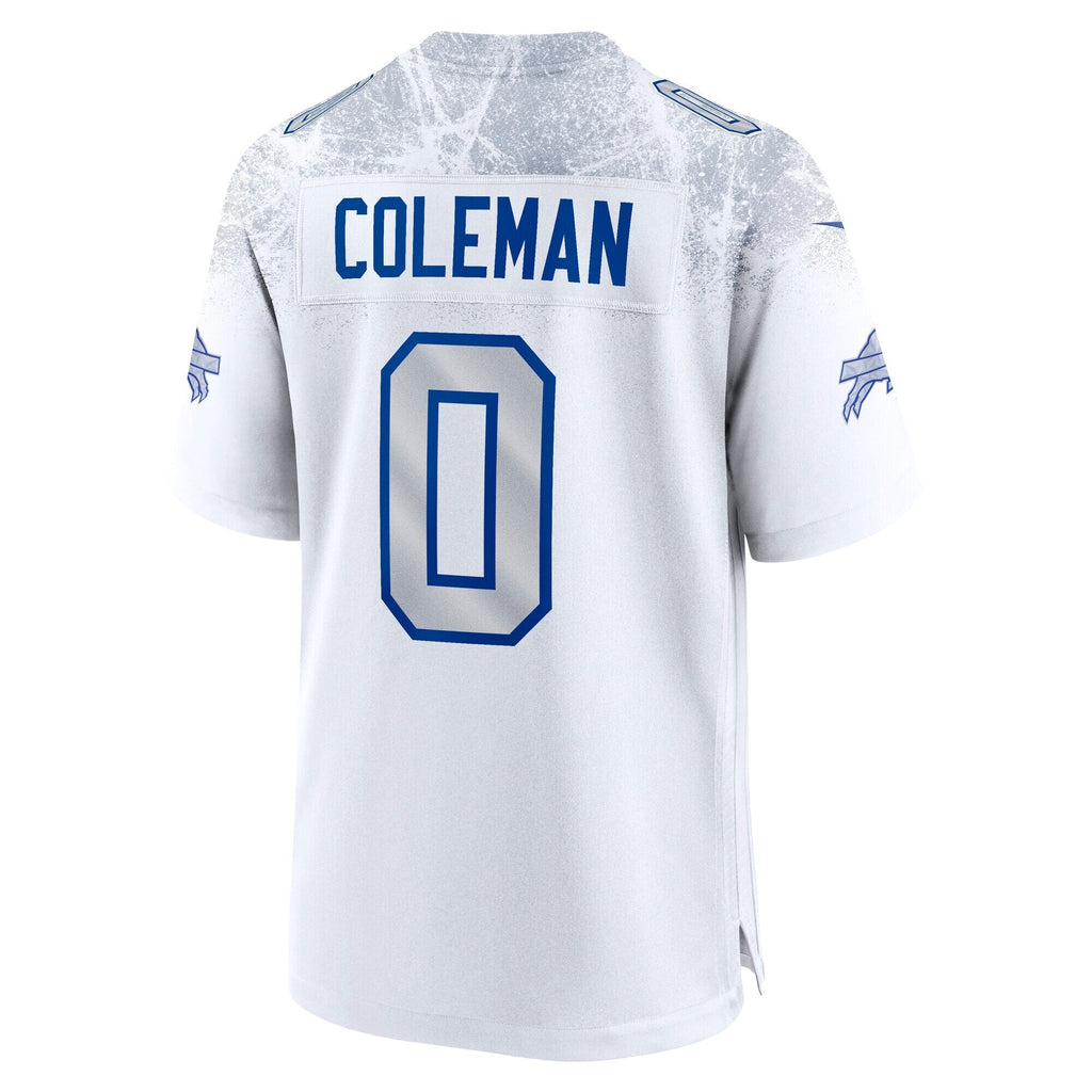 Buffalo Bills Keon Coleman White 2025 Rivalries Collection Game Jersey