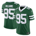 New York Jets Quinnen Williams Legacy Green Vapor F.U.S.E. Limited Jersey