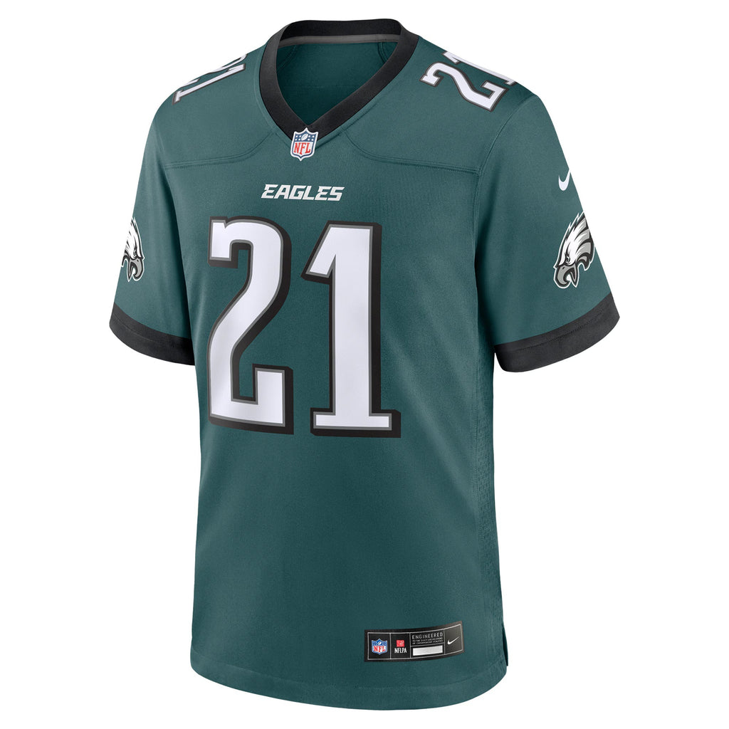 Philadelphia Eagles Sydney Brown Midnight Green Team Game Jersey