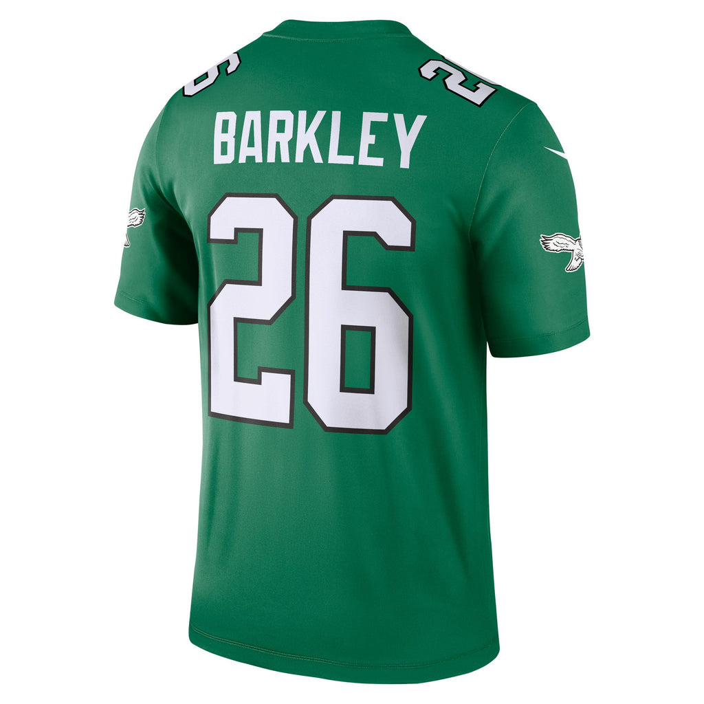 Philadelphia Eagles Saquon Barkley Kelly Green Legend Player Performance Top
