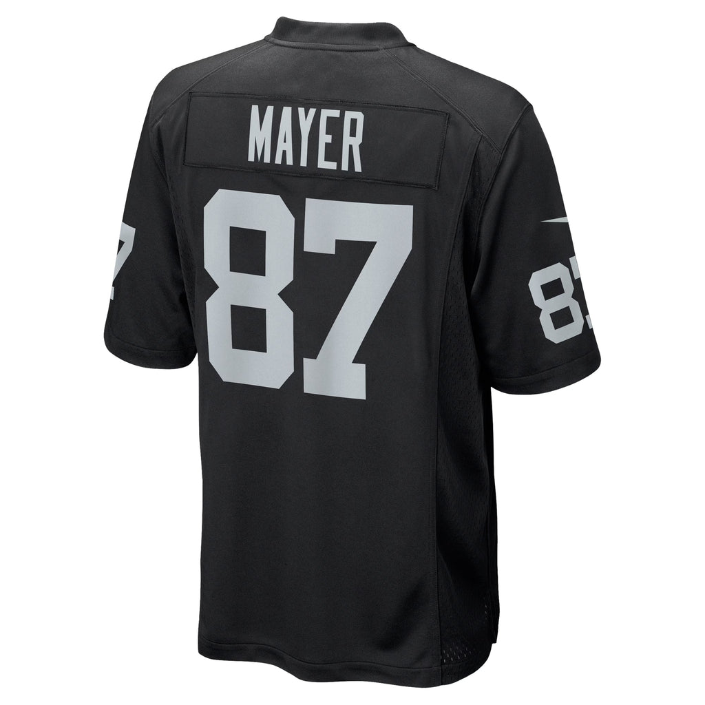 Las Vegas Raiders Michael Mayer Black Game Jersey