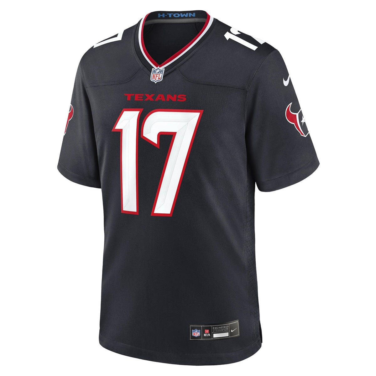 Houston Texans Braxton Berrios Navy Team Game Jersey