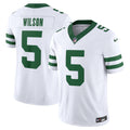 New York Jets Garrett Wilson Legacy White Vapor F.U.S.E. Limited Jersey