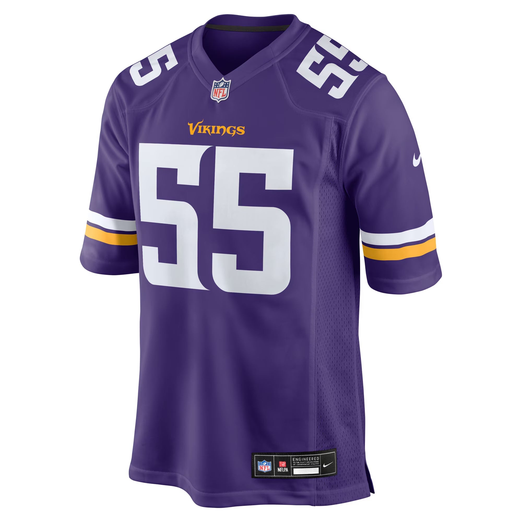 Minnesota Vikings Eric Wilson Purple Team Game Jersey