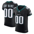 Philadelphia Eagles Black Alternate Vapor F.U.S.E. Elite Custom Jersey