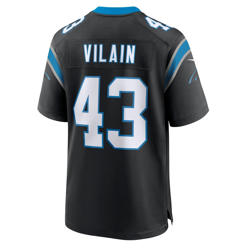 Luiji Vilain Carolina Panthers Nike  Game Jersey -  Black