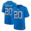 Barry Sanders Detroit Lions Nike Alternate Game Jersey -  Blue