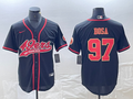 Men's San Francisco 49ers Nick Bosa #97 Black Fashion jersey Joint Edition
