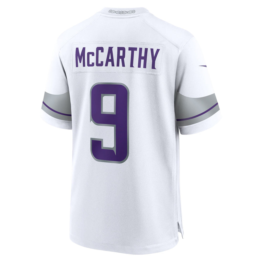 Minnesota Vikings J.J. McCarthy White Alternate Game Player Jersey