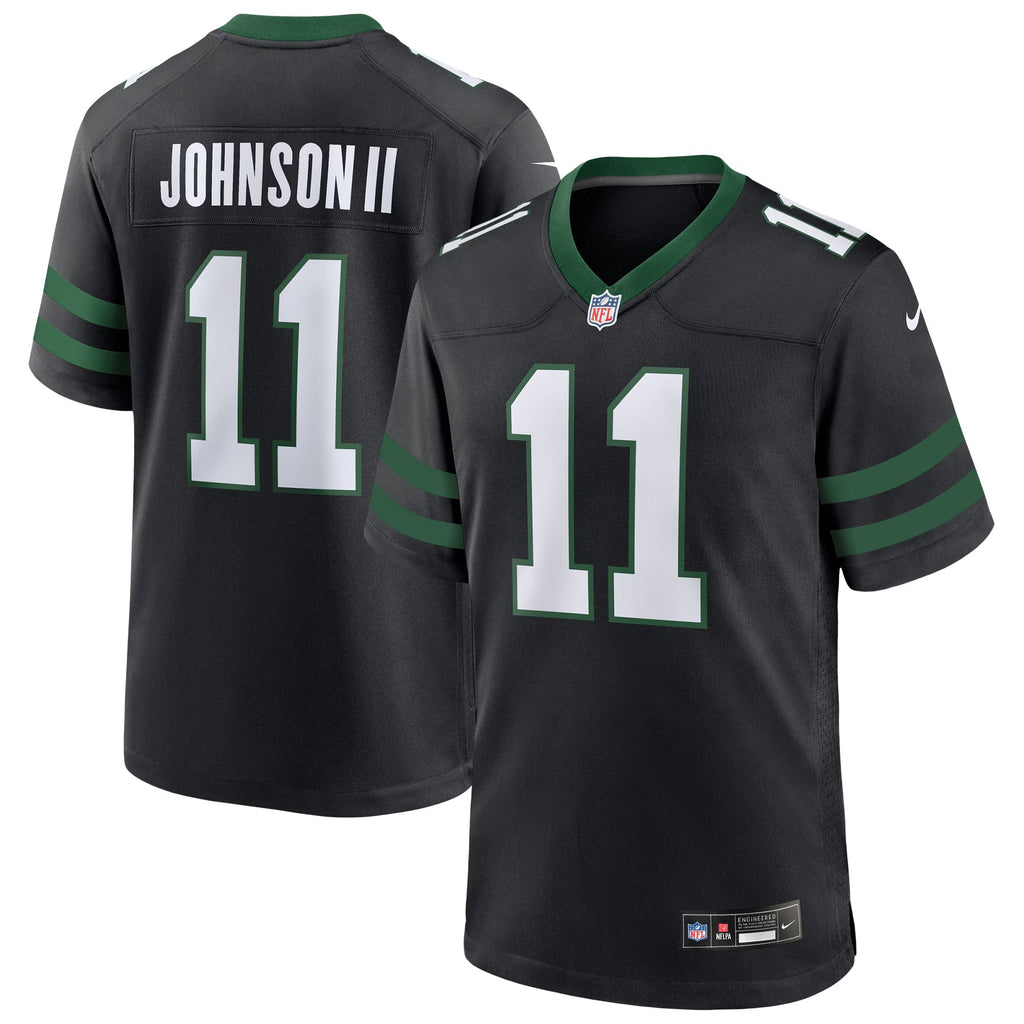 New York Jets Jermaine Johnson II Legacy Black Alternate Game Jersey