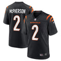 Cincinnati Bengals Evan McPherson Black Game Jersey