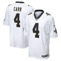 Derek Carr New Orleans Saints Nike Game   Jersey - White