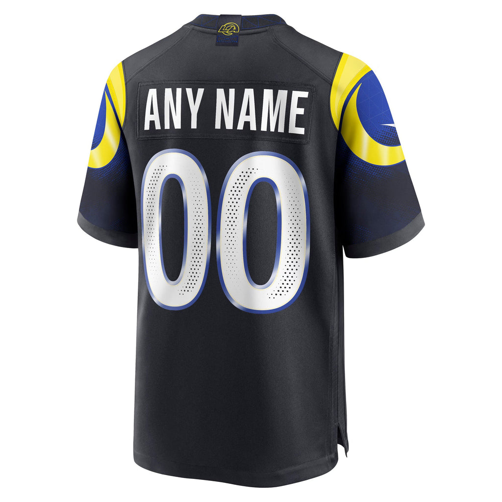 Los Angeles Rams Midnight Blue 2025 Rivalries Collection Custom Game Jersey