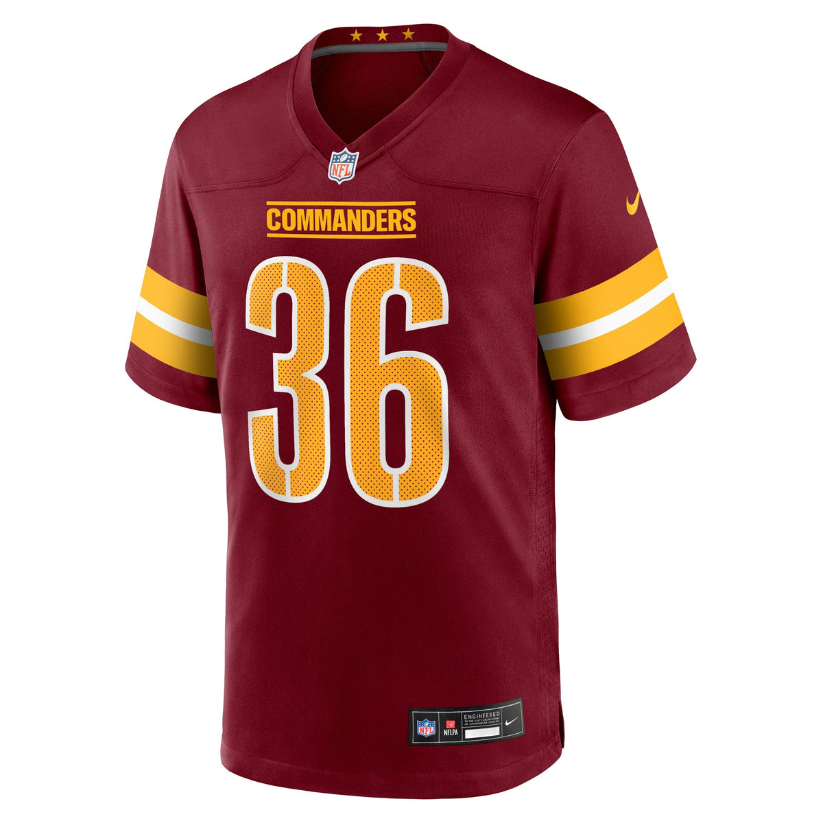 Washington Commanders Chris Rodriguez Jr. Burgundy Team Game Jersey