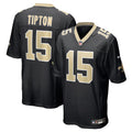 New Orleans Saints Mason Tipton Black Team Game Jersey