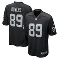 Las Vegas Raiders Brock Bowers Black Player Game Jersey