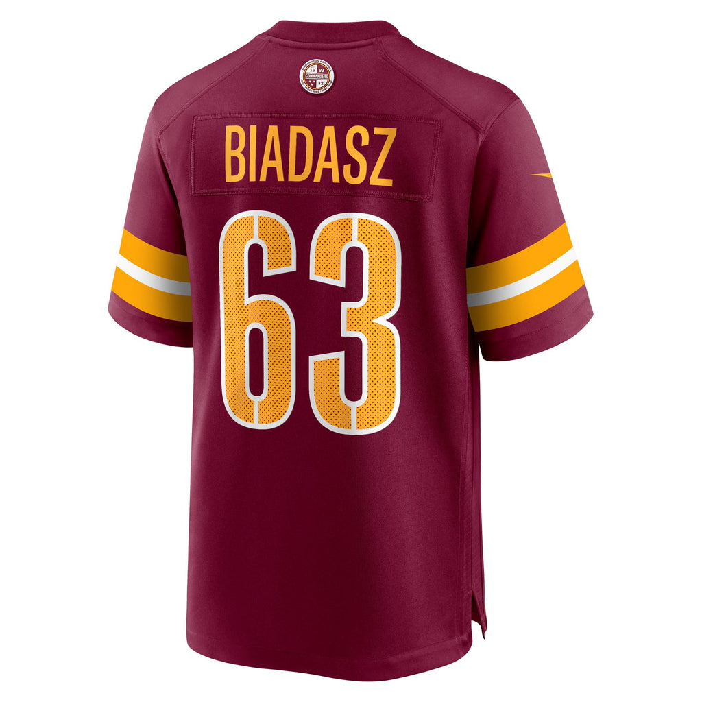 Washington Commanders Tyler Biadasz Burgundy Game Jersey