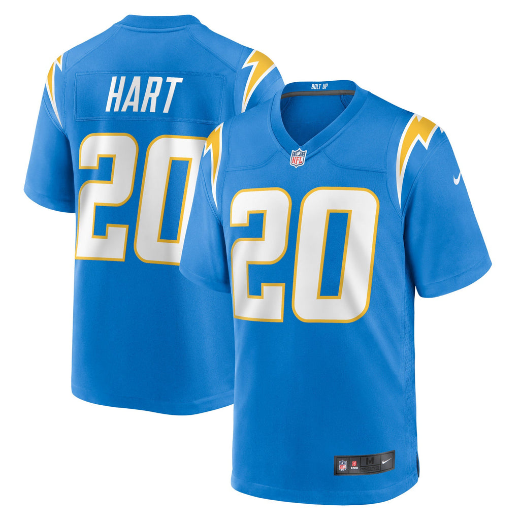 Los Angeles Chargers Cam Hart Powder Blue Team Game Jersey