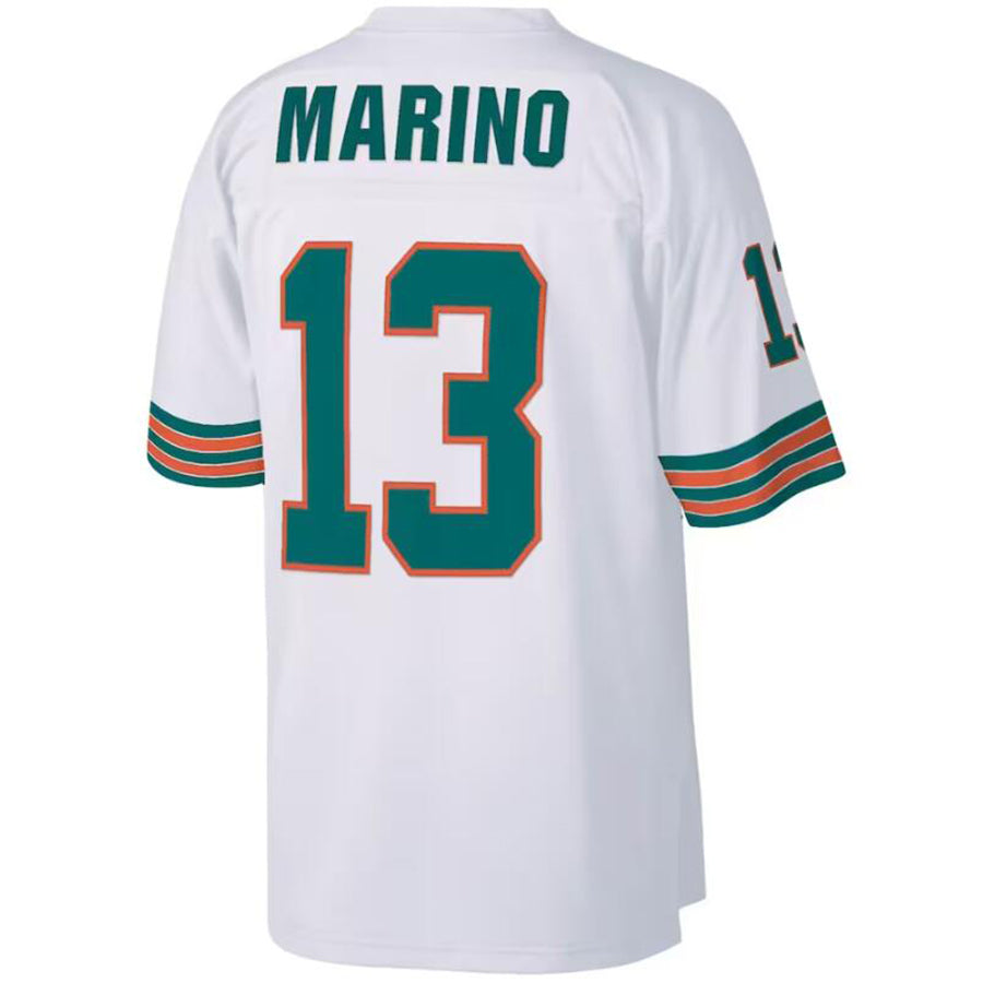 #13 Dan Marino Player M.Dolphins White White Authentic Throwback Retired Football Jerseys
