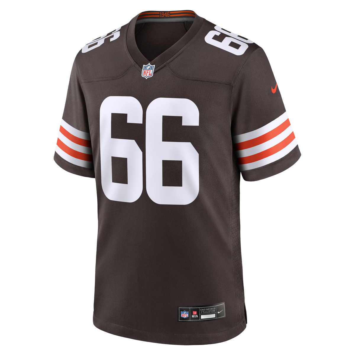 Cleveland Browns Joshua Miles Brown Team Game Jersey