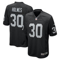 Las Vegas Raiders Darnay Holmes Black Team Game Jersey