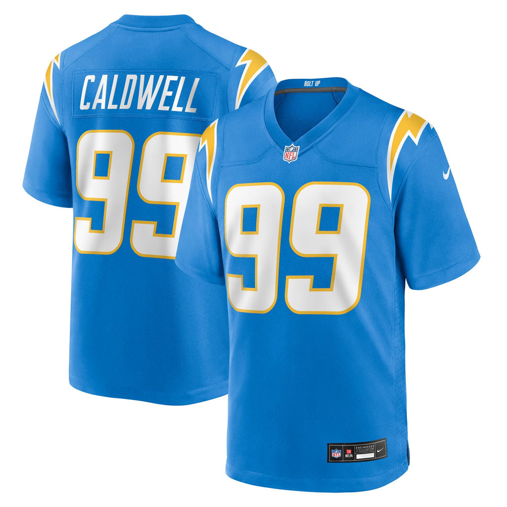 Los Angeles Chargers Jamaree Caldwell Powder Blue Team Game Jersey