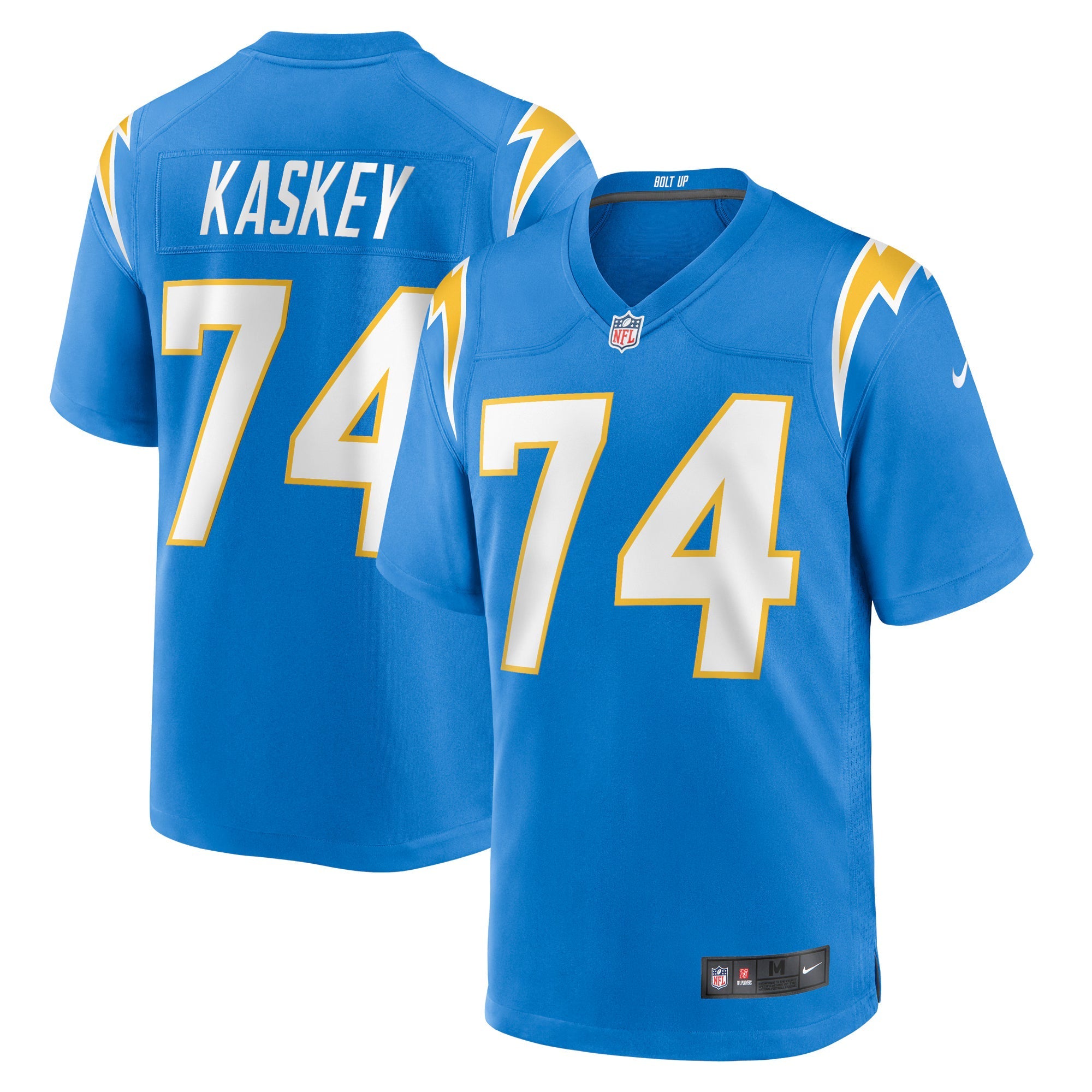 Los Angeles Chargers Matt Kaskey Powder Blue Team Game Jersey