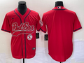 Men's Boston Red Sox Red Blank jersey