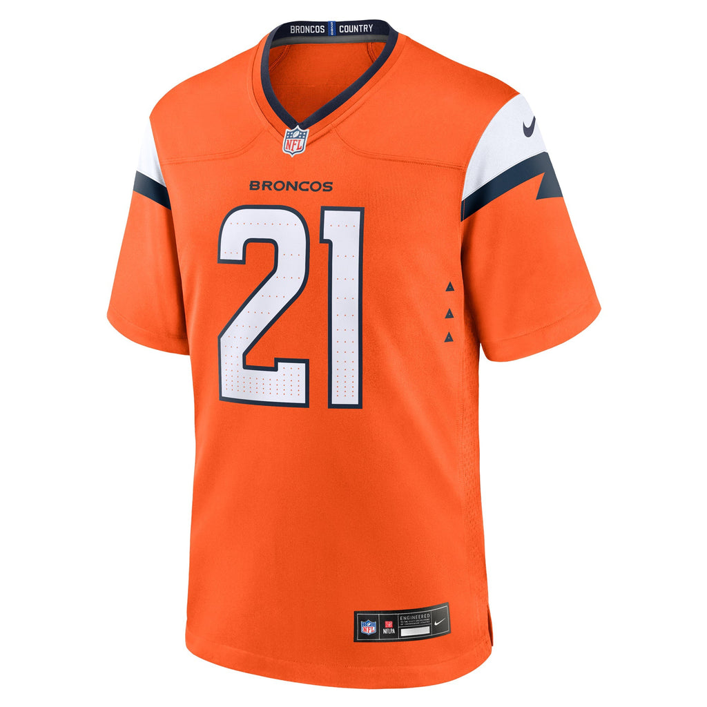 Denver Broncos Riley Moss Orange Team Game Jersey