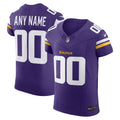 Minnesota Vikings Purple Vapor F.U.S.E. Elite Custom Jersey